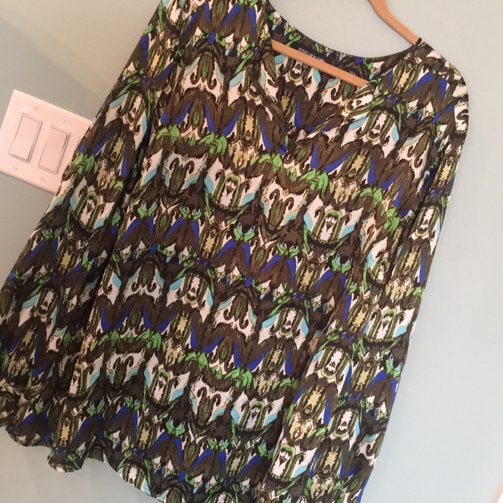 Jones NY Patterned Blouse